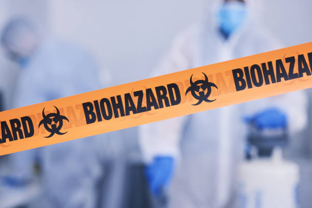 Professional Blood Cleanup technician working in Vesper, WI